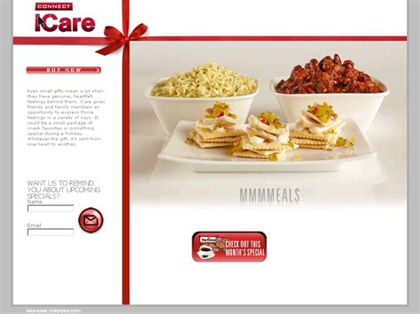 So you can enjoy great-tasting hot meals at home . . Icare hot meals